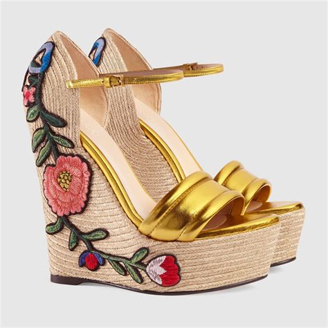 gucci womes espadrilles|Gucci platform espadrilles women.